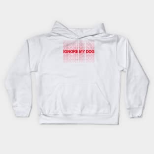 Ignore my Dog Trainer Funny Service Dog Training Class K9 Kids Hoodie